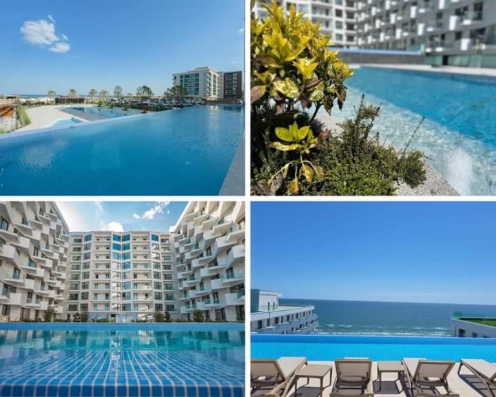 Alezzi Beach Resort Gorgeous Family Aparment Cu Piscina Năvodari Exteriör bild